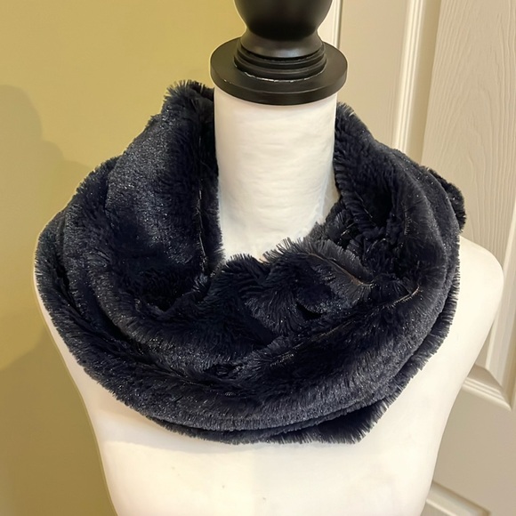 Simonetta Accessories - Simonetta, navy, infinity scarf
